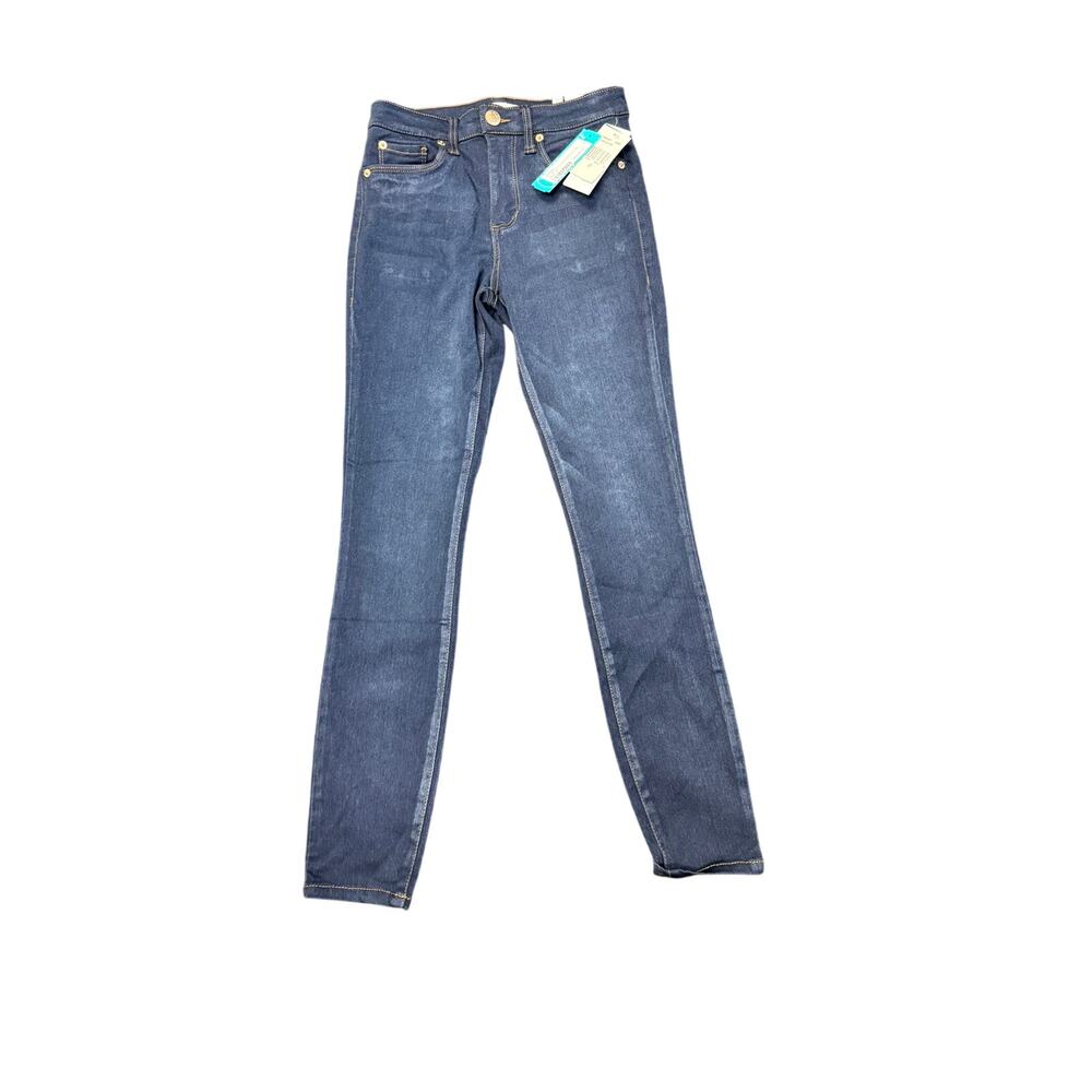 STS Blue Ellie High Rise Finished Hem Ankle Skinny Jeans Indigo Size 27 / 4 NWT